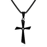 necklace with cross man jewel Travis Kane TK-C048BM