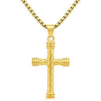 necklace with cross man jewel Travis Kane TK-C165G
