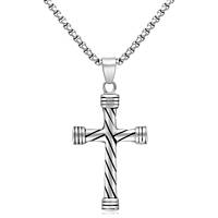 necklace with cross man jewel Travis Kane TK-C165S