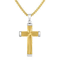 necklace with cross man jewel Travis Kane TK-C312G