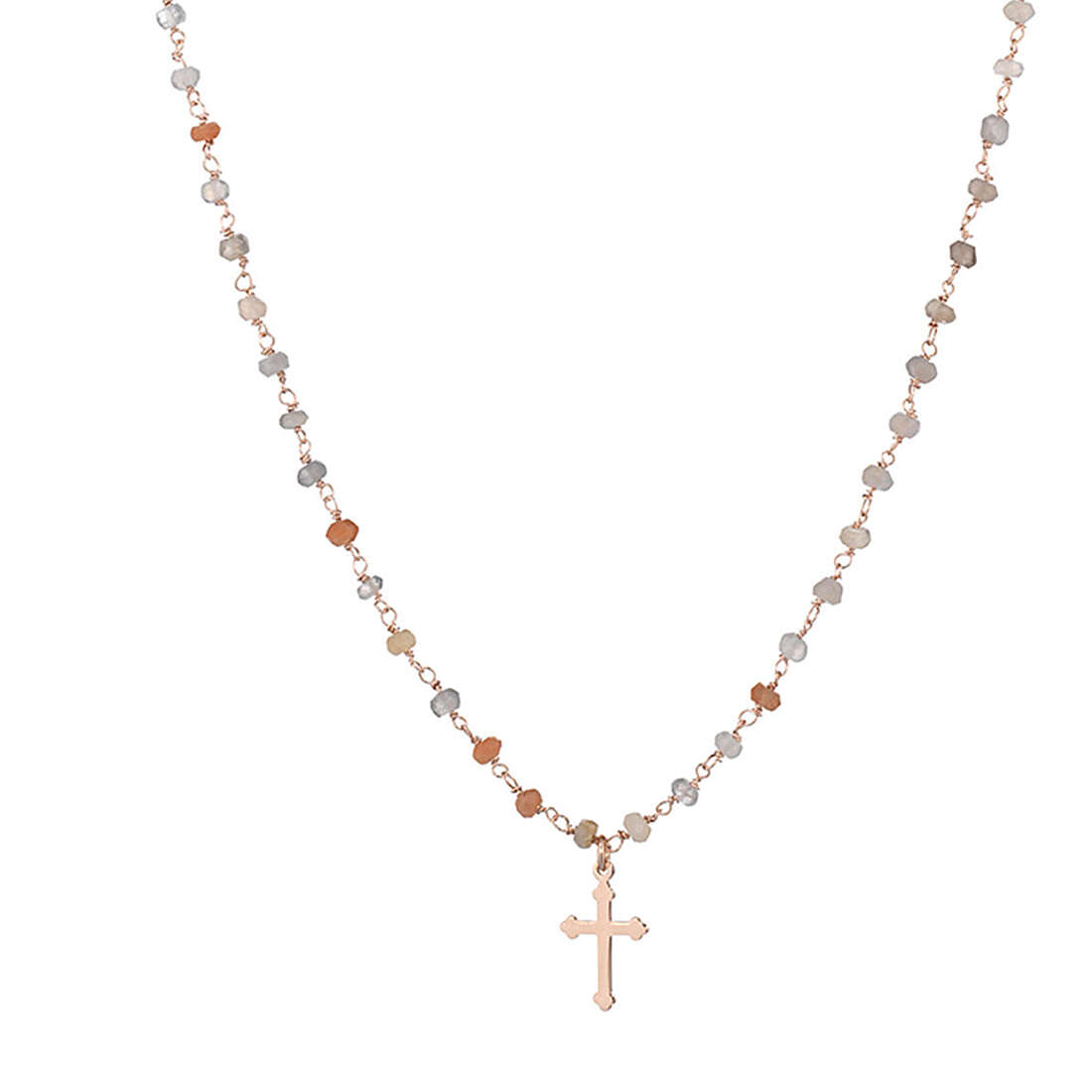 necklace woman jewel Amen Romance with crucifix PL70RCR