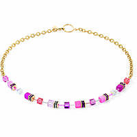 necklace woman jewellery Coeur De Lion Geocube 3038/10-0416