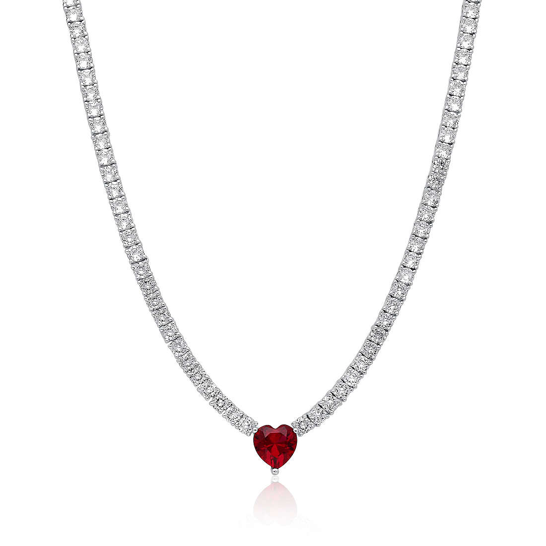 necklace woman jewellery GioiaPura Amore Eterno INS035CT025RHRO