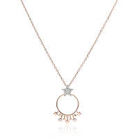 necklace woman jewellery GioiaPura INS028CT278RSWH