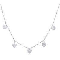 necklace woman jewellery GioiaPura INS028CT325RHWH