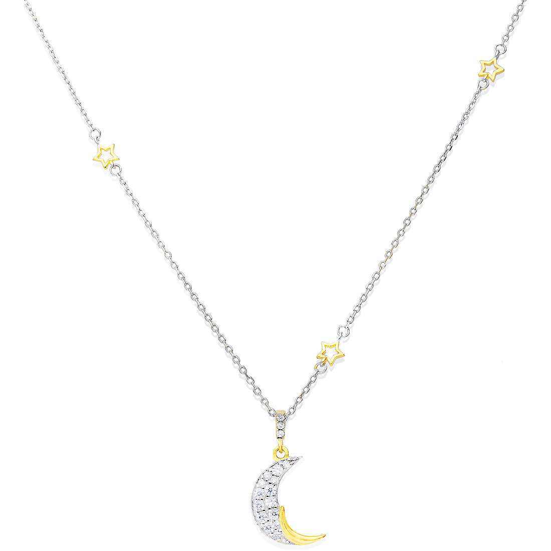 necklace woman jewellery GioiaPura INS028CT333PLWH