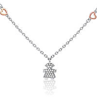 necklace woman jewellery GioiaPura INS028CT415RHWH