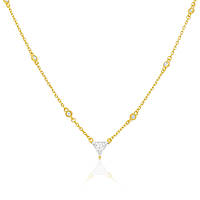 necklace woman jewellery GioiaPura INS028CT441PLWH