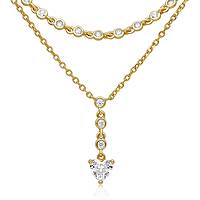 necklace woman jewellery GioiaPura INS028CT443PLWH