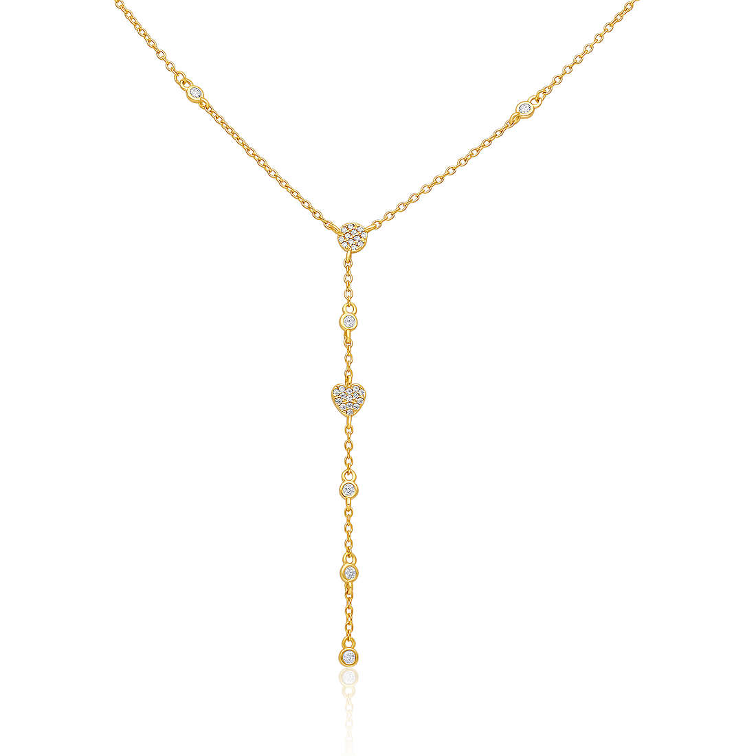 necklace woman jewellery GioiaPura INS028CT502PLWH