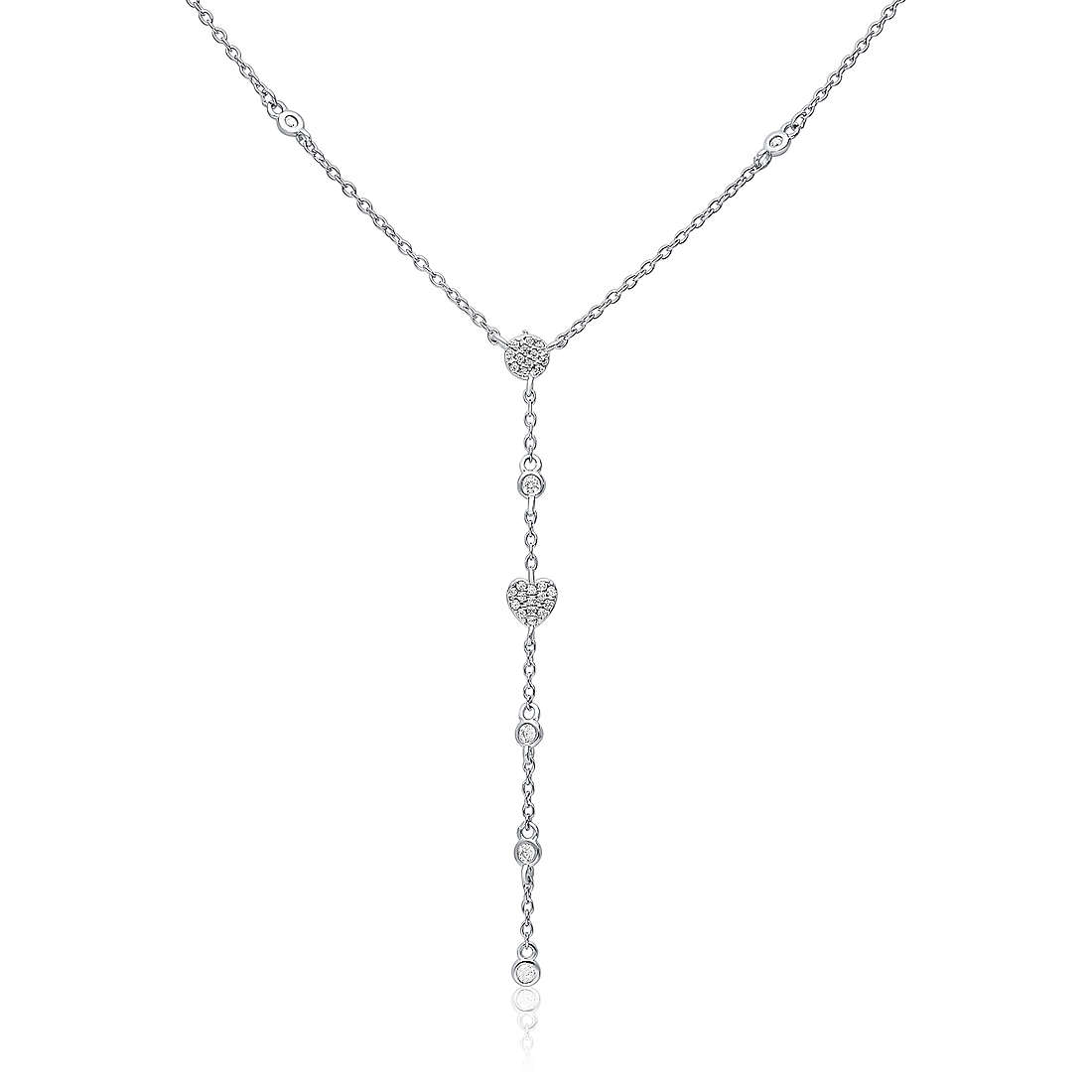 necklace woman jewellery GioiaPura INS028CT502RHWH