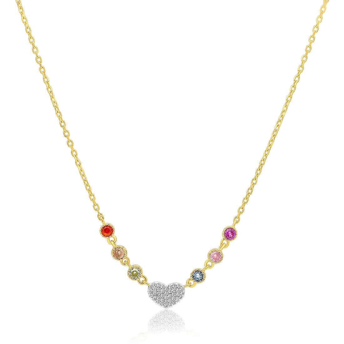 necklace woman jewellery GioiaPura INS028CT520PLMU