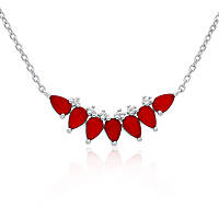 necklace woman jewellery GioiaPura INS028CT544RHRO