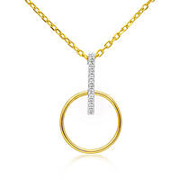 necklace woman jewellery GioiaPura INS028CT549PLWH