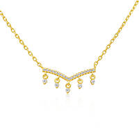 necklace woman jewellery GioiaPura INS028CT550PLWH