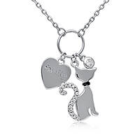 necklace woman jewellery GioiaPura INS028CT554RHWH