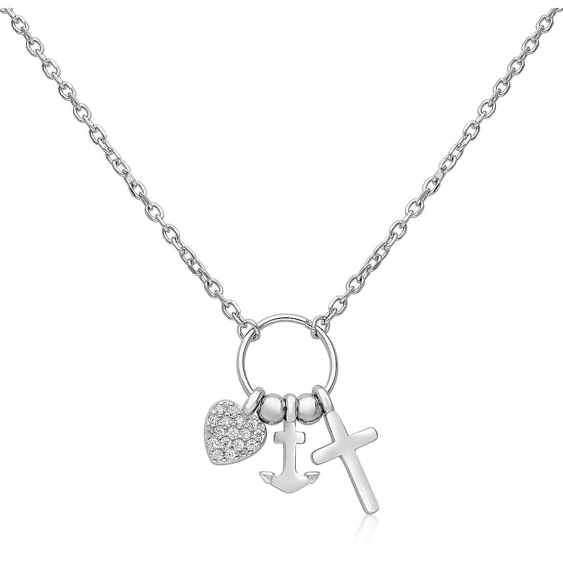 necklace woman jewellery GioiaPura INS028CT572RHWH
