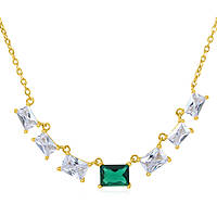 necklace woman jewellery GioiaPura INS028CT604PLVE