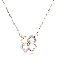 necklace woman jewellery GioiaPura INS083CT005RSWH