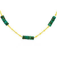 necklace woman jewellery GioiaPura LPN41001/GREEN/GP