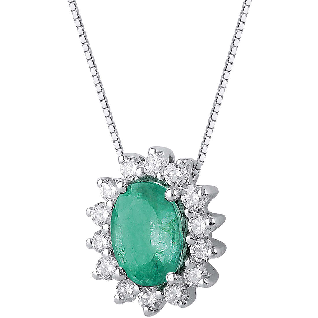 necklace woman jewellery GioiaPura Oro e Diamanti GIDCOSM080-021W