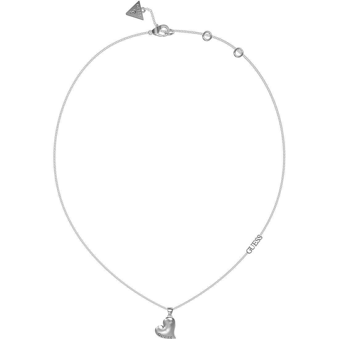 necklace woman jewellery Guess Fluid HeartU JUBN02307JWRHT/U