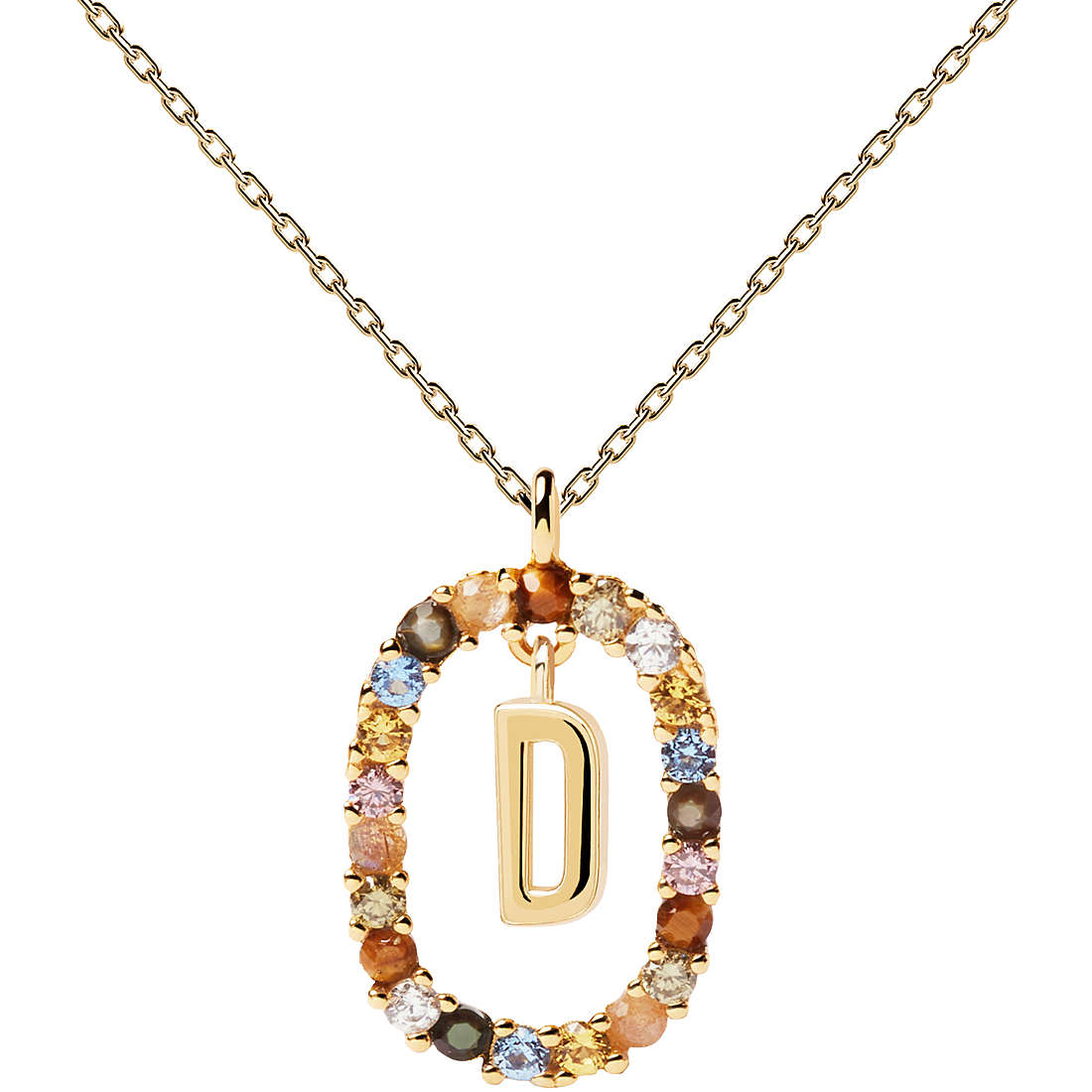 necklace woman jewellery PDPaola New Letters CO01-263-U