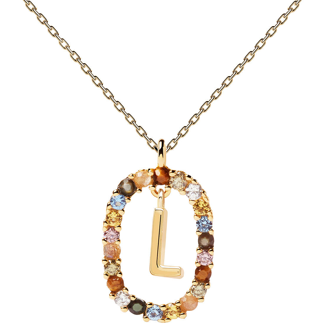 necklace woman jewellery PDPaola New Letters CO01-271-U