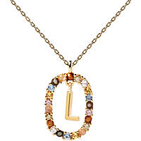necklace woman jewellery PDPaola New Letters CO01-271-U