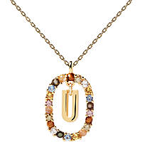 necklace woman jewellery PDPaola New Letters CO01-280-U