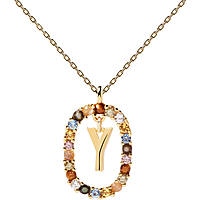 necklace woman jewellery PDPaola New Letters CO01-284-U
