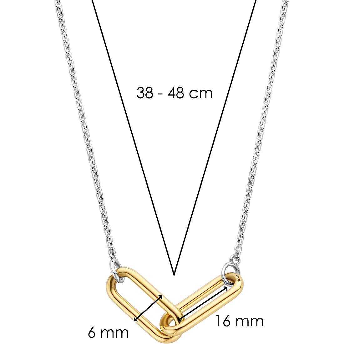 necklace woman jewellery TI SENTO MILANO 3966SY/42