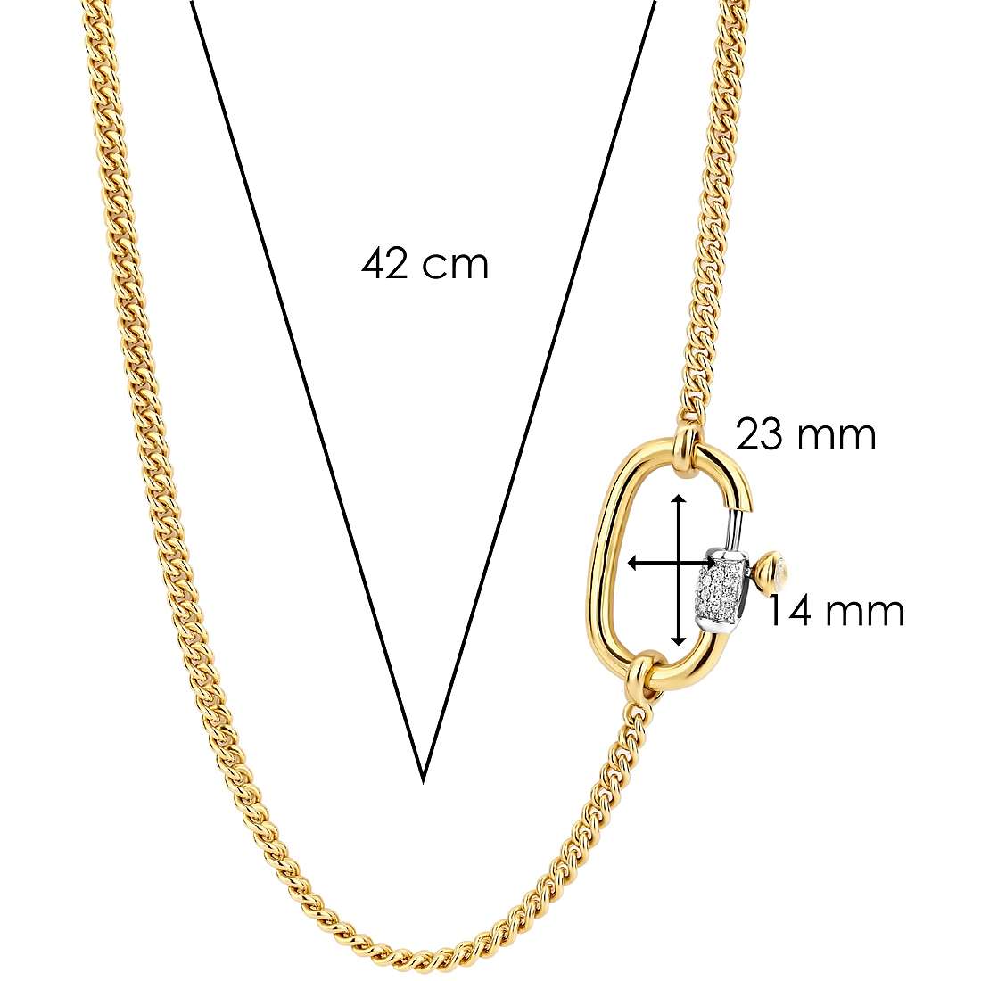 necklace woman jewellery TI SENTO MILANO 3968SY/42