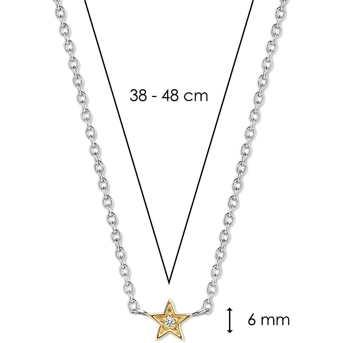 necklace woman jewellery TI SENTO MILANO 3976ZY/42