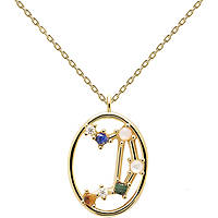 necklace woman zodiac sign Libra PDPaola jewel Zodiac CO01-350-U