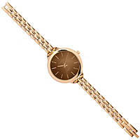 only time watch Metal Brown dial woman 15368RG