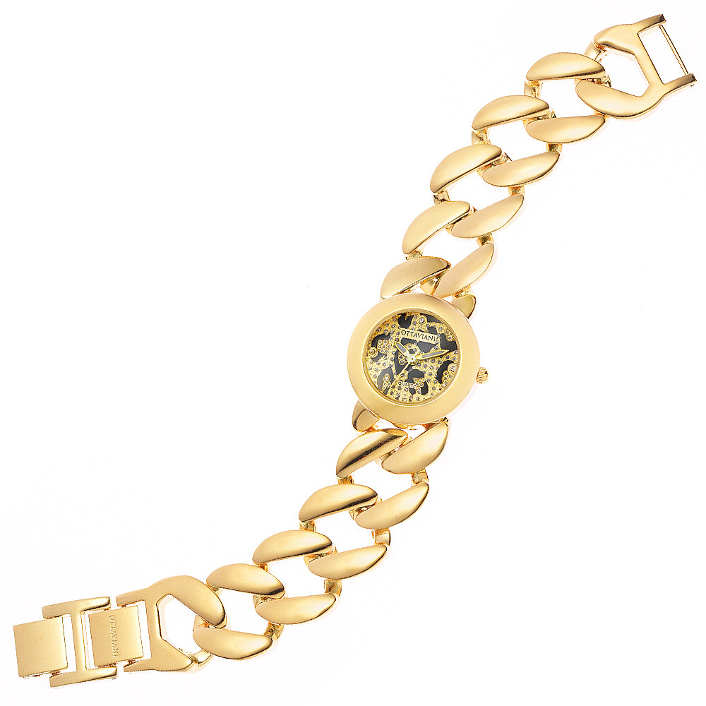 only time watch Metal Gold dial woman 15224