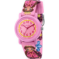 only time watch Plastic Pink dial child R4551104501