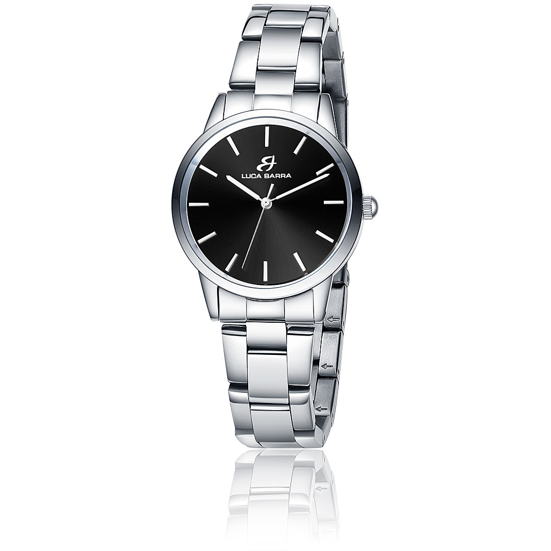 only time watch Steel Black dial unisex BW309