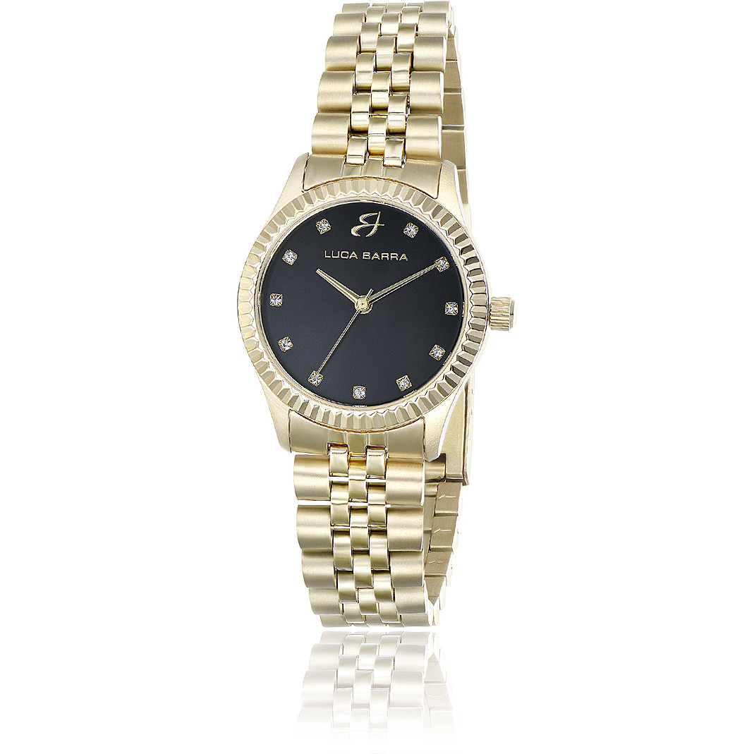 only time watch Steel Black dial woman BW286