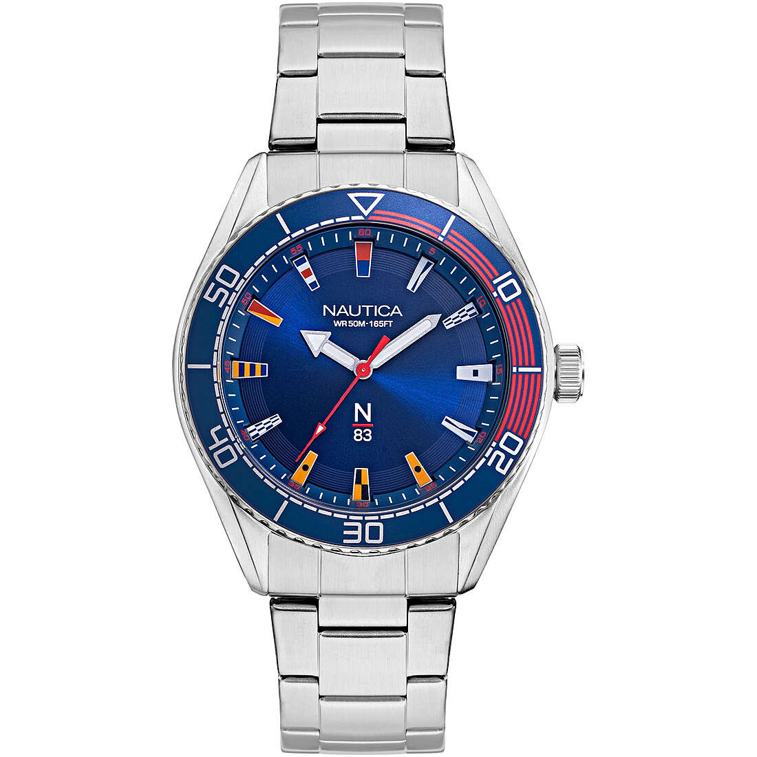 only time watch Steel Blue dial man N83 NAPFWS004