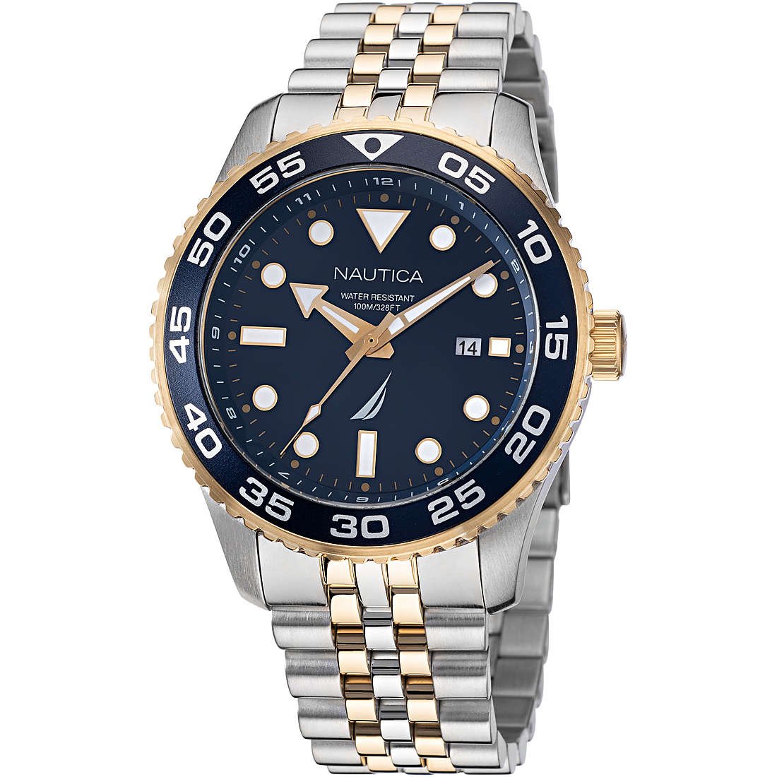 only time watch Steel Blue dial man NAPPBF140