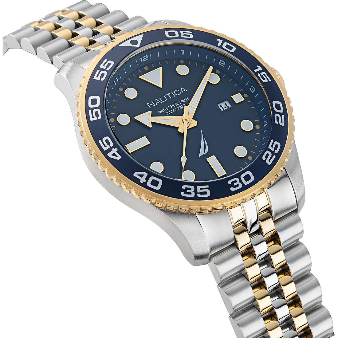 only time watch Steel Blue dial man NAPPBF140