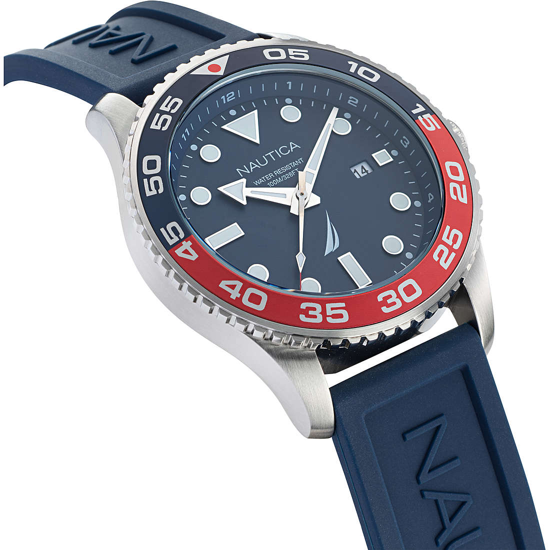 only time watch Steel Blue dial man NAPPBF144