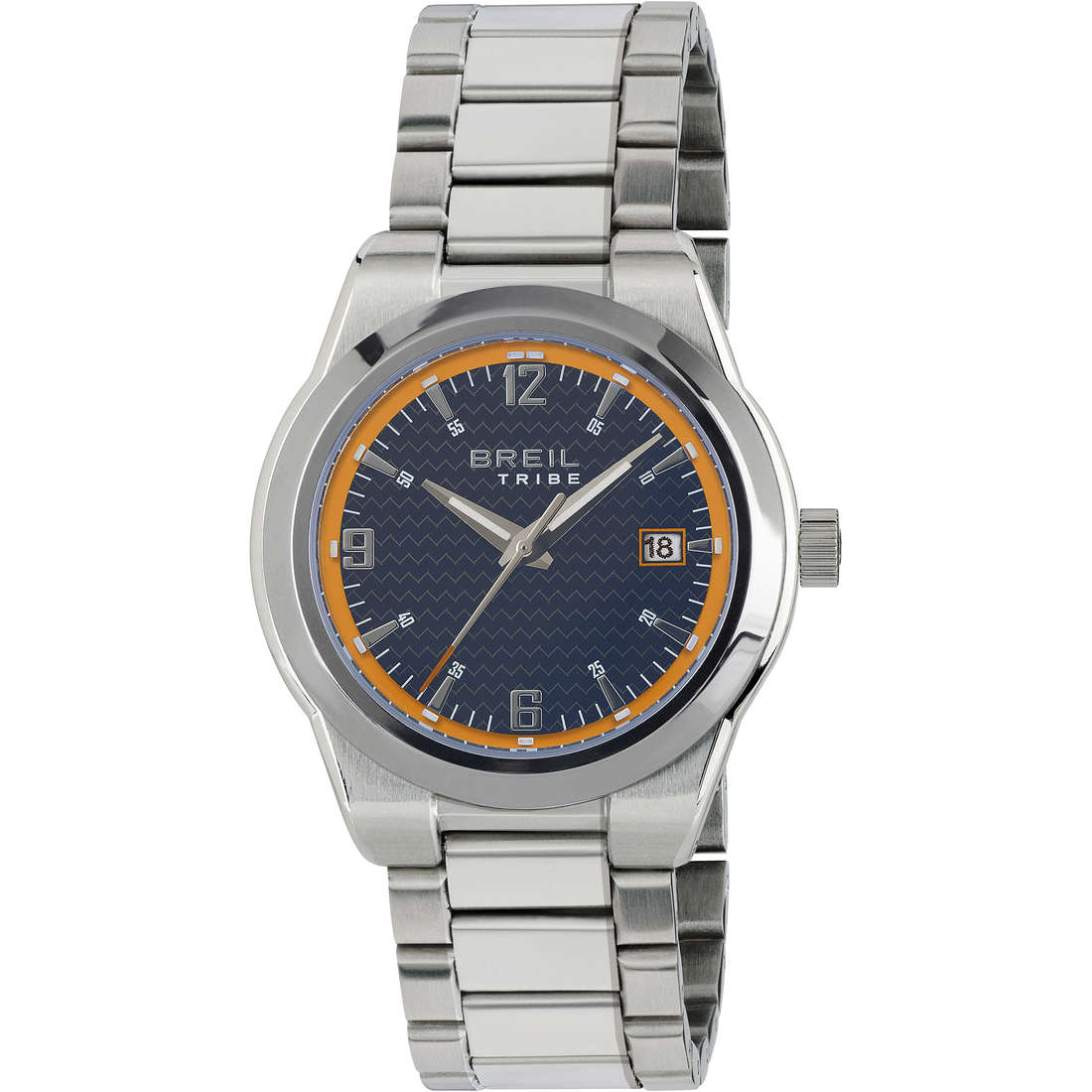 only time watch Steel Blue dial man Slider EW0365