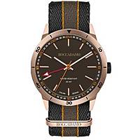 only time watch Steel Brown dial man Navy NV019
