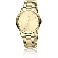 only time watch Steel Gold dial woman BU90