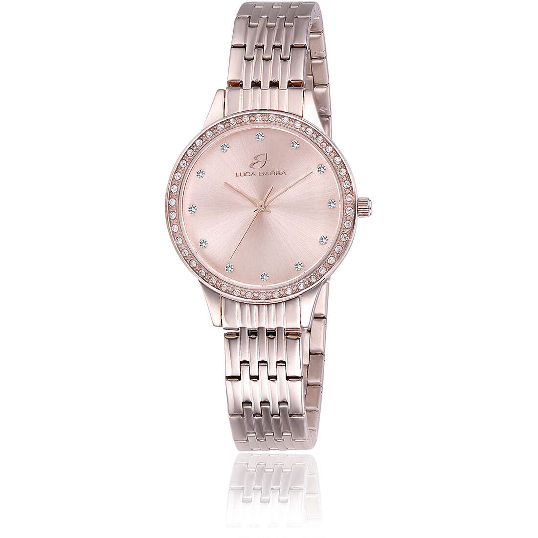 only time watch Steel Pink dial woman BW278