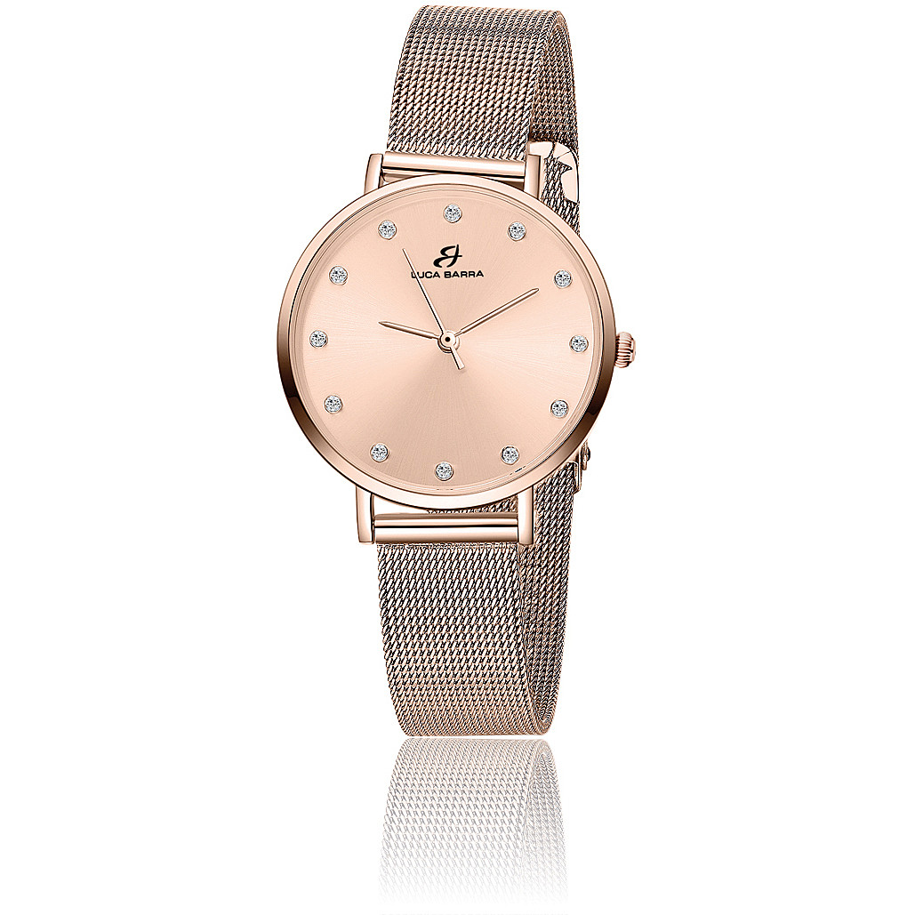 only time watch Steel Pink dial woman BW303