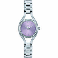 only time watch Steel Pink dial woman Elettra EW0587